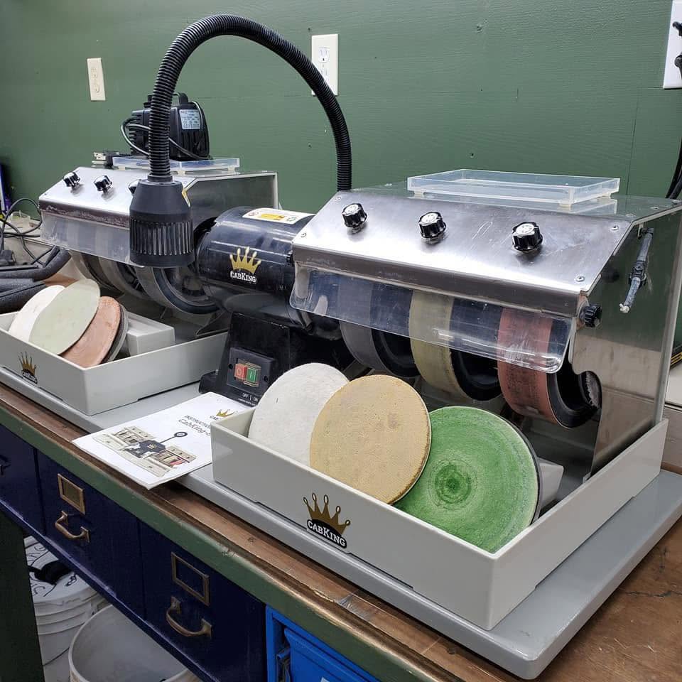 Cab King 8V1 8" Lapidary Grinding & Polishing Machine - Image 2