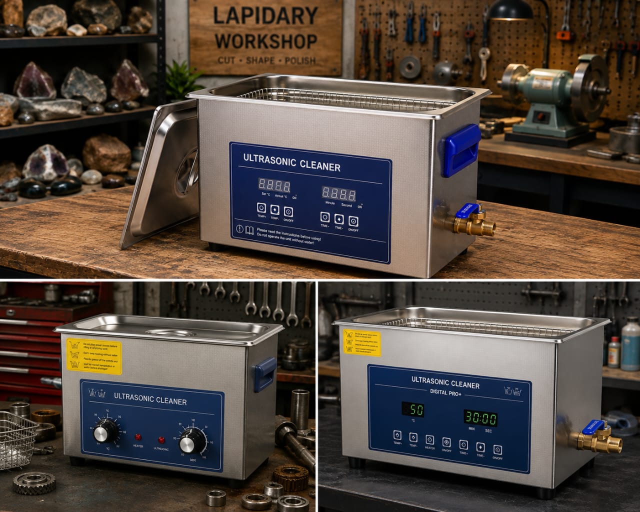 Industrial Ultrasonic Cleaner – Heated Stainless-Steel Ultrasonic Cleaning Machine - Image 2
